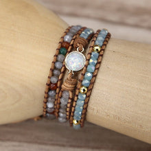 Load image into Gallery viewer, Natural Opal Stone Healing Bracelet-Spiritual Protection, Balance, Grounding, & Calming Effects