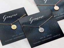 Load image into Gallery viewer, Zodiac Coin Necklace
