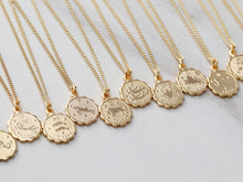 Load image into Gallery viewer, Zodiac Coin Necklace