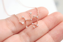 Load image into Gallery viewer, Zodiac Celestial Constellation Necklace Jewelry Star Sign Charm