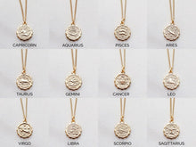 Load image into Gallery viewer, Zodiac Coin Necklace
